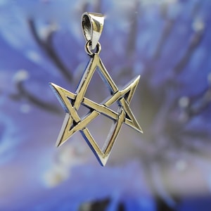 Sterling  Silver  925  Hexagram  Pendant