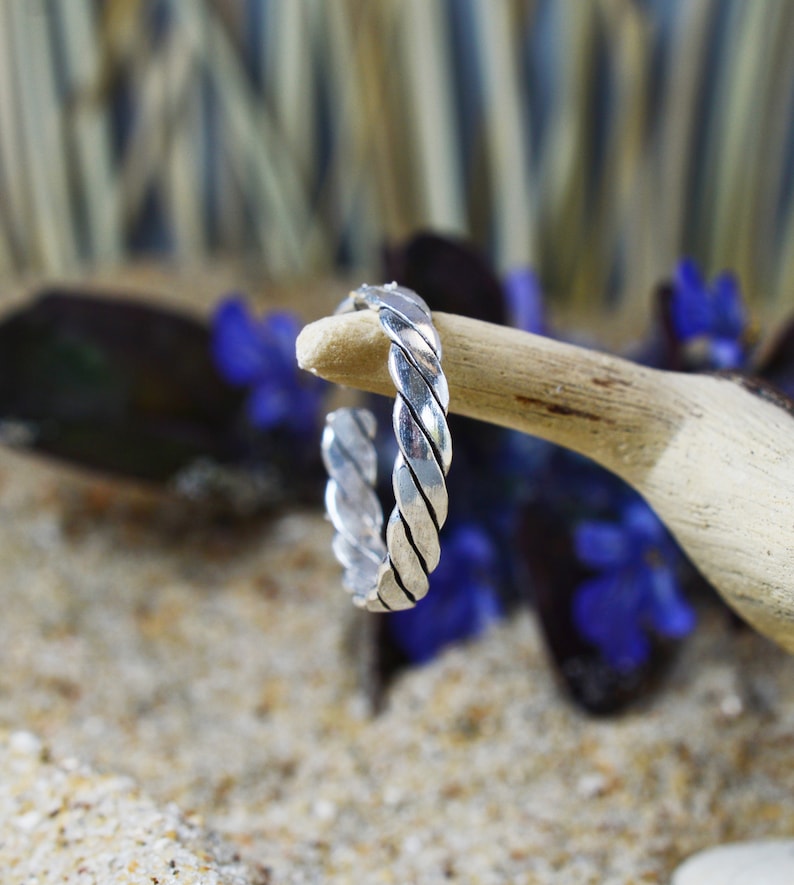 Sterling Silver 925 Linked Adjustable Toe Ring - Etsy Israel