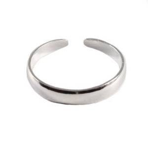 Sterling Silver 925 Adjustable 2.5 MM Toe Ring Band 画像 4