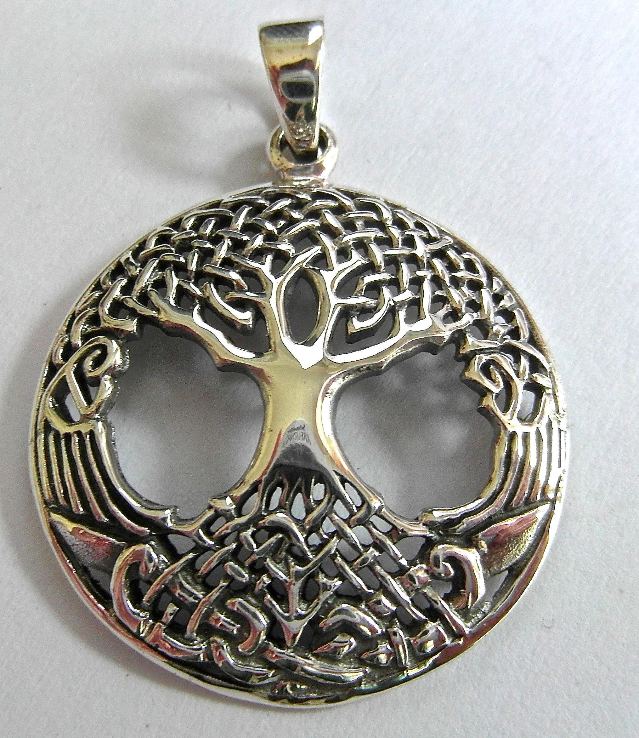 Sterling Silver 925 Tree of Life Pendant - Etsy