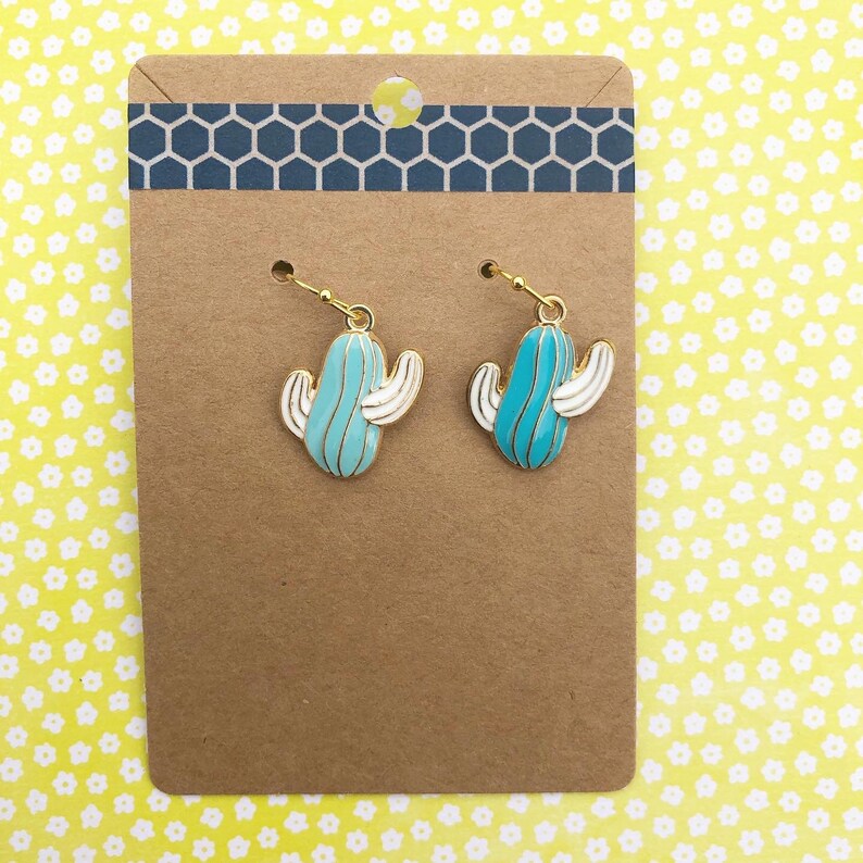 Boho Cactus Earrings