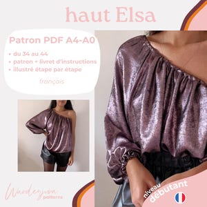 Elsa Top - A4 PDF PATTERN (in French only)