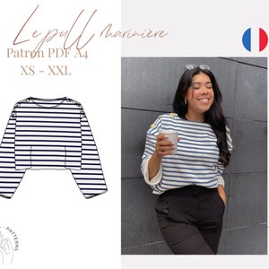 Sailor sweater - A4 PDF PATTERN (in french only)