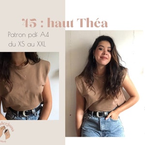 045 Haut Théa - PDF PATTERN A4 (in french only)