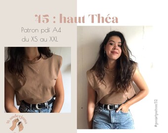 045 Haut Théa - PDF PATTERN A4 (in french only)