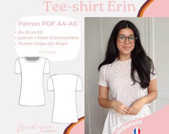 Pijama Erin - Patrón francés A4/A0
