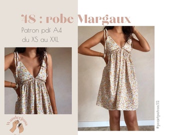 048 Vestido Margaux - PATRÓN PDF A4 (sólo en francés)