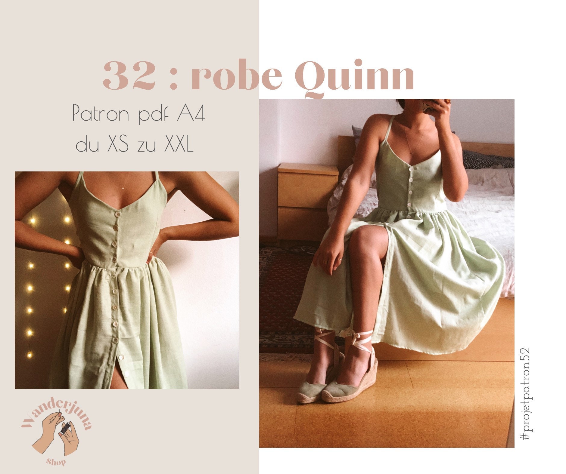 032 robe Quinn - PATRON PDF A4