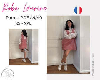 Laurine dress - French A4/A0 pattern