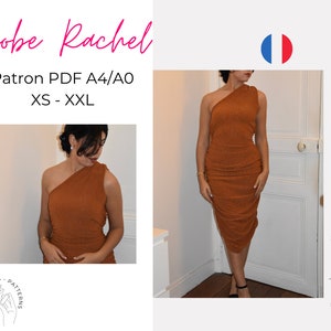 Rachel-Kleid französisches A4/A0-Muster Bild 1