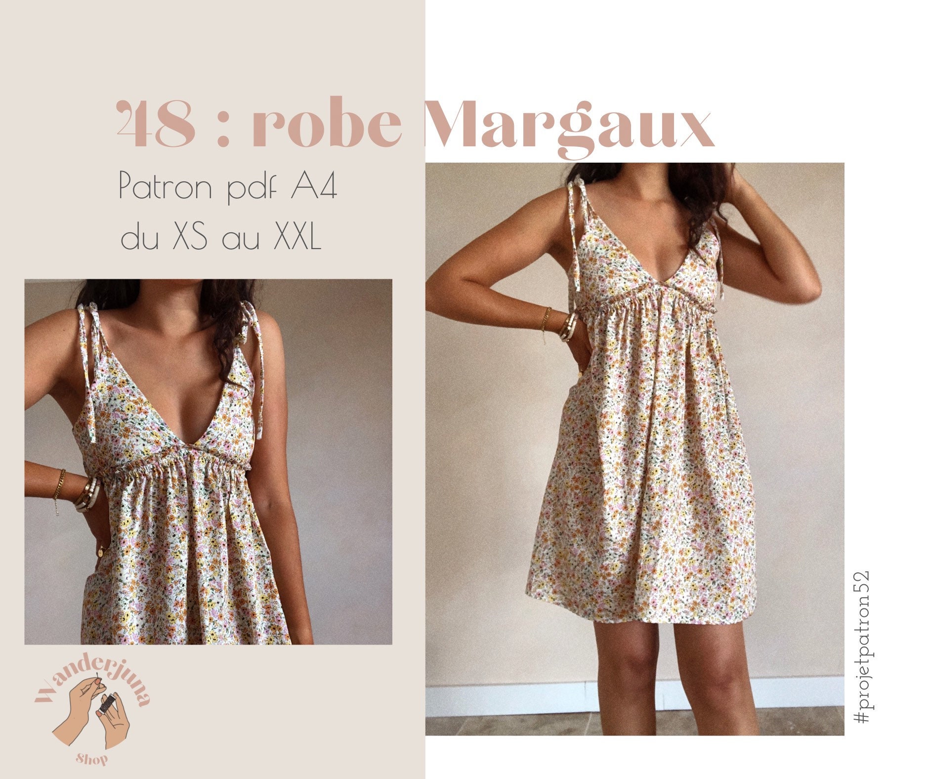 048 robe Margaux - PATRON PDF A4