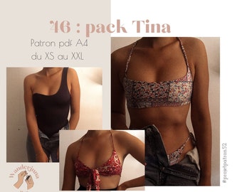 46 pack de maillots de bain Tina - PATRON PDF A4 (in french only/ en français seulement)
