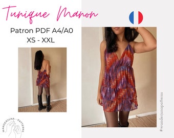 Haut Manon - French A4/A0 pattern