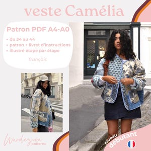 The Camellia Jacket - A4 PDF PATTERN (in French only)