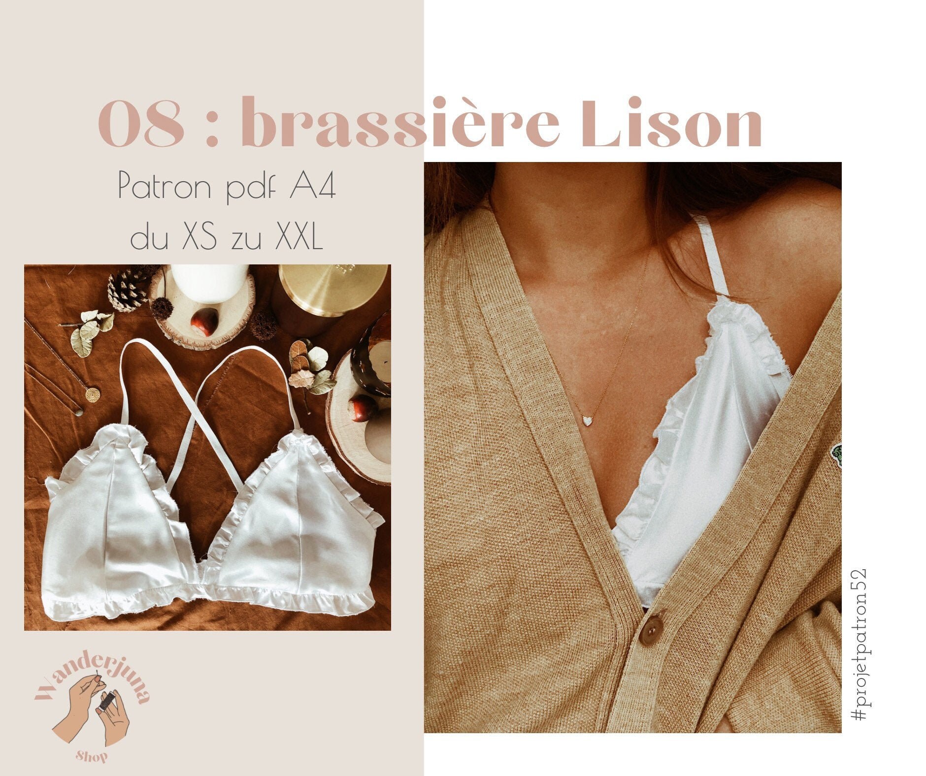 008 Bra PATRON PDF in French Only 