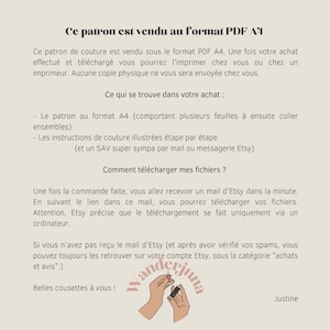Die Camélia-Jacke A4 PDF-MUSTER nur auf Französisch Bild 2