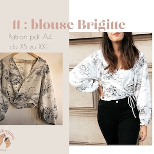 011 Brigitte blouse PATRON PDF A4 (in french only)
