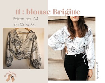 011 Blouse Brigitte PATRON PDF A4 (in french only/ en français seulement)