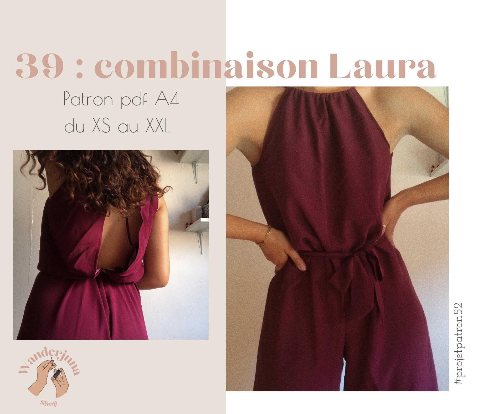 039 Combinaison Laura - PATRON PDF A4