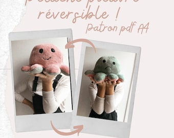 Perle Reversible Octopus: A4 Pdf Pattern in French Only -  Canada