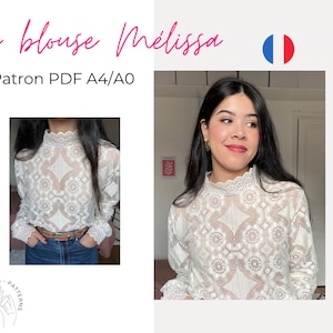 La blouse Mélissa patron A4/A0 français image 1