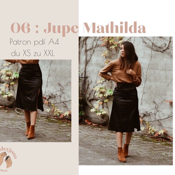 006 Mathilda skirt PDF PATTERN (in french only)