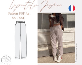 The Jasmine pants - A4 PDF PATTERN (in french only)