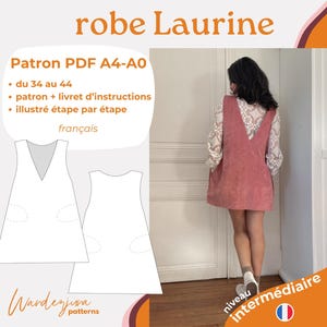 Laurine dress - A4/A0 French pattern