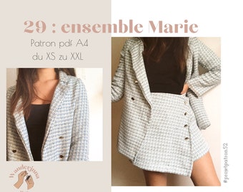 029 Marie set - A4 PDF PATTERN (in french only)