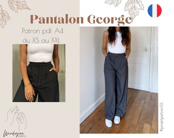 George Pants - A4 PDF PATTERN