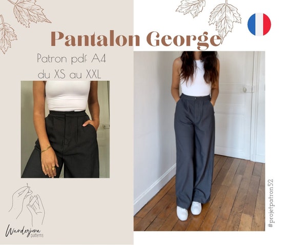 George Pants A4 PDF PATTERN -  Ireland