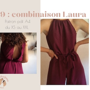 039 Laura jumpsuit - A4 PDF PATTERN (in french only)