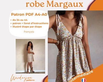 Patron Couture Les Jolis DÃ©détails De Margaux Robe Tilly Skirt Jupe Tilly  PDF Pattern Fr Range ENG