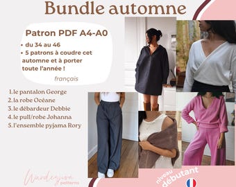 Paquete de otoño: ¡5 patrones para coser este otoño!