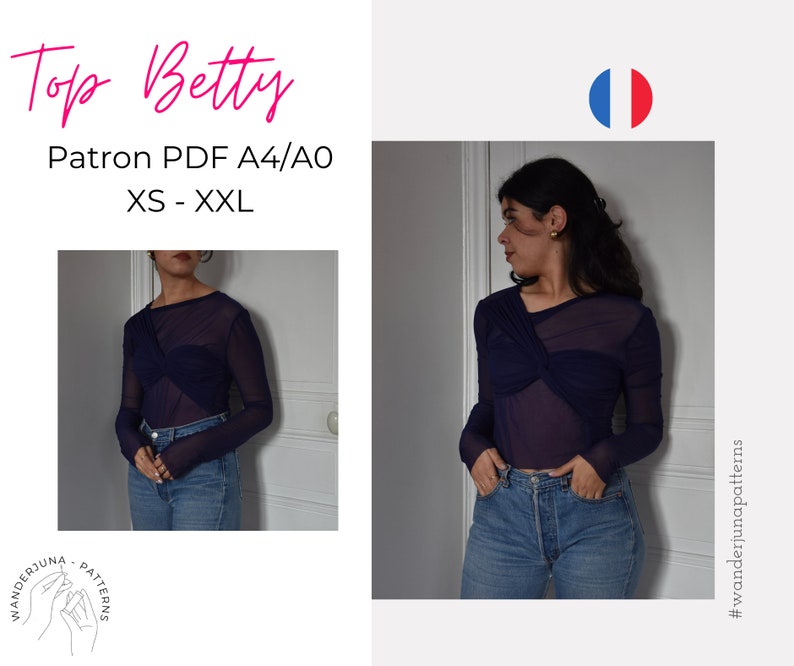 Top Betty modello francese A4/A0 immagine 1