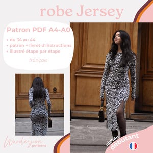 The Jersey dress - PDF PATTERN A4 (in French only)