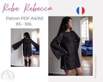 Rebecca dress - French A4/A0 pattern