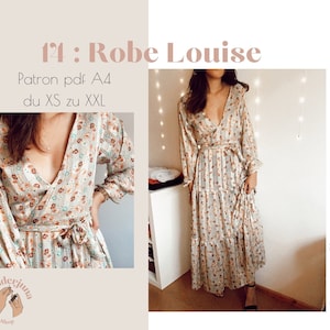 014 Louise dress - A4 PDF PATTERN (in french only)