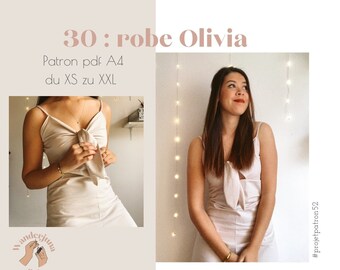031 robe Olivia - PATRON PDF A4 (in french only/ en français seulement)