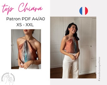 Chiara top - French A4/A0 pattern