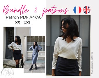 BUNDLE - Johanna Dress/Sweater + Clara Short Skirt set