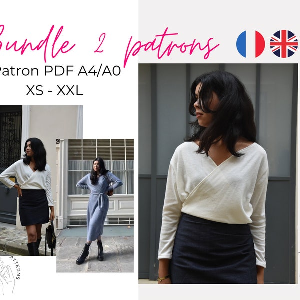 BUNDLE - Johanna Dress/Sweater + Clara Short Skirt set