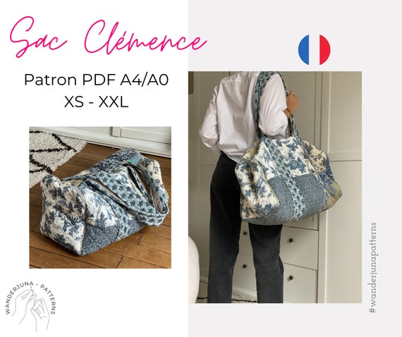 Sac Clémence - patron A4/français