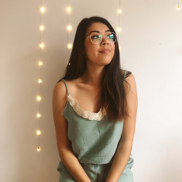 Frida Pajamas - PDF PATTERN A4 A0 (in French only)