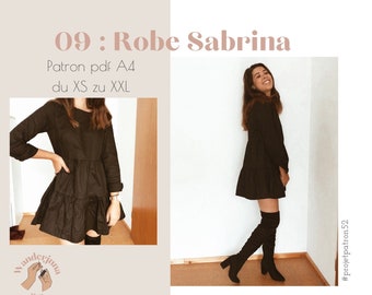 009 Robe Sabrina PATRON PDF A4 (in french only/ en français seulement)