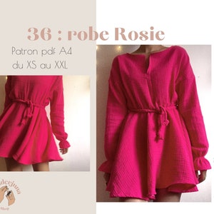 036 Rosie dress - PDF PATTERN A4 (in French only)