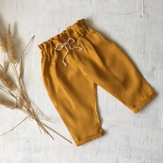 sunny girl linen pants
