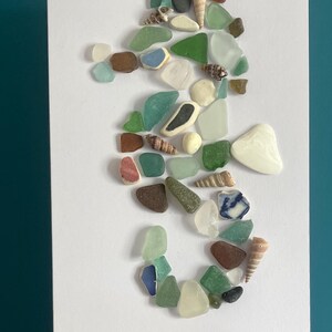 Un pezzettino d'Irlanda / Tesori della spiaggia / biglietto d'auguri con vetro di mare
