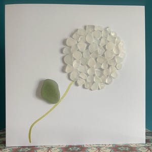 Tarjeta de cumpleaños / Tarjeta simplemente porque sí / Hortensia Seaglass / Flor de verano