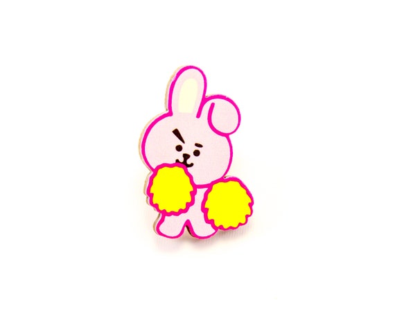 Wood Bt21 Cooky Pin Bt21 Cooky Badge Hat Pin Hand Made Etsy Wood Bt21 Cooky Pin Bt21 Cooky Badge Hat Pin Hand Made Etsy